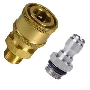 Engate para Lavadora 1/4"Rosca Macho 1/4"+ Pino para Snow Foam 1/4"